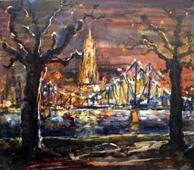 Eiserner Steg (illuminiert)