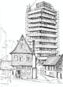 Brückenstrasse in Sachsenhausen -1969-