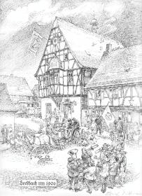 Alt-Seckbach (Federzeichnung)