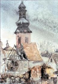 zerstörte Johanniskirche in Bornheim -1945-